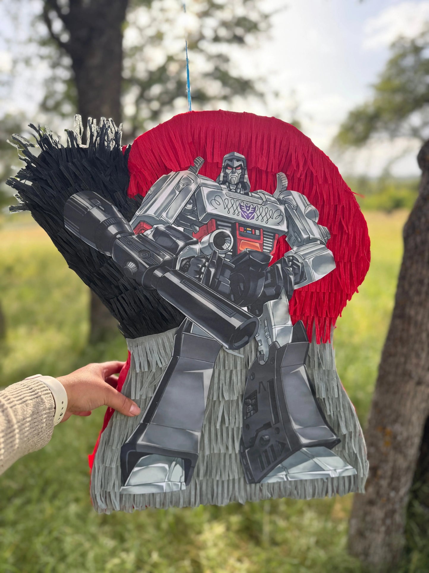 Robot Villain Warrior Piñata 24"x17"x4" | Action Birthday Party Decor PinataBloom