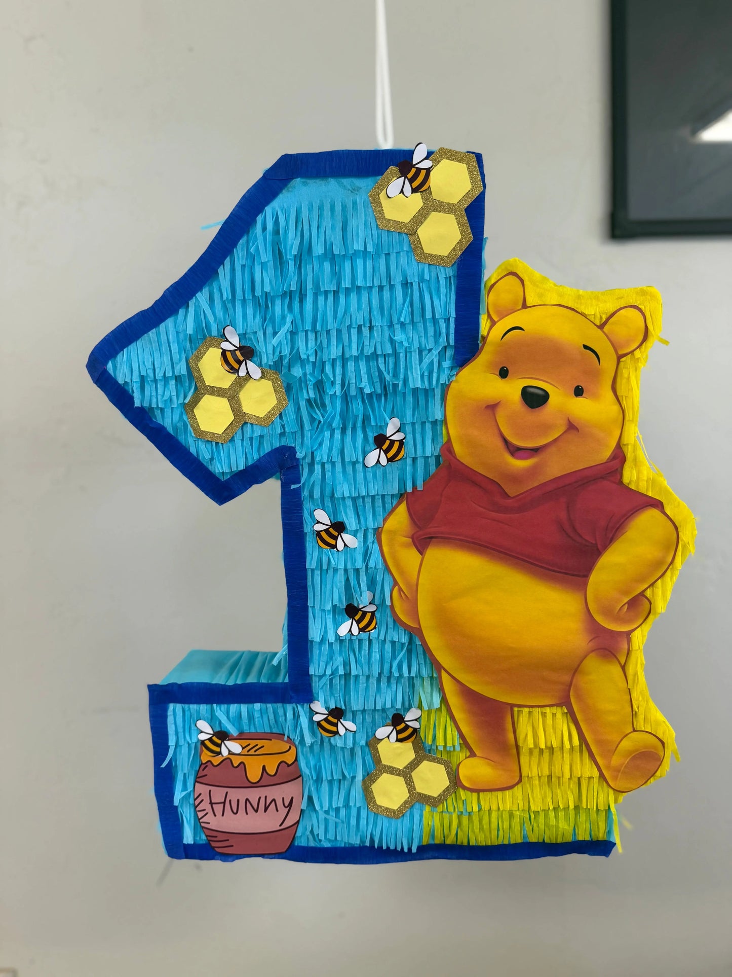 Honey Bear Inspired Piñata | Large Handmade 2D Storybook Party Decoration PinataBloom