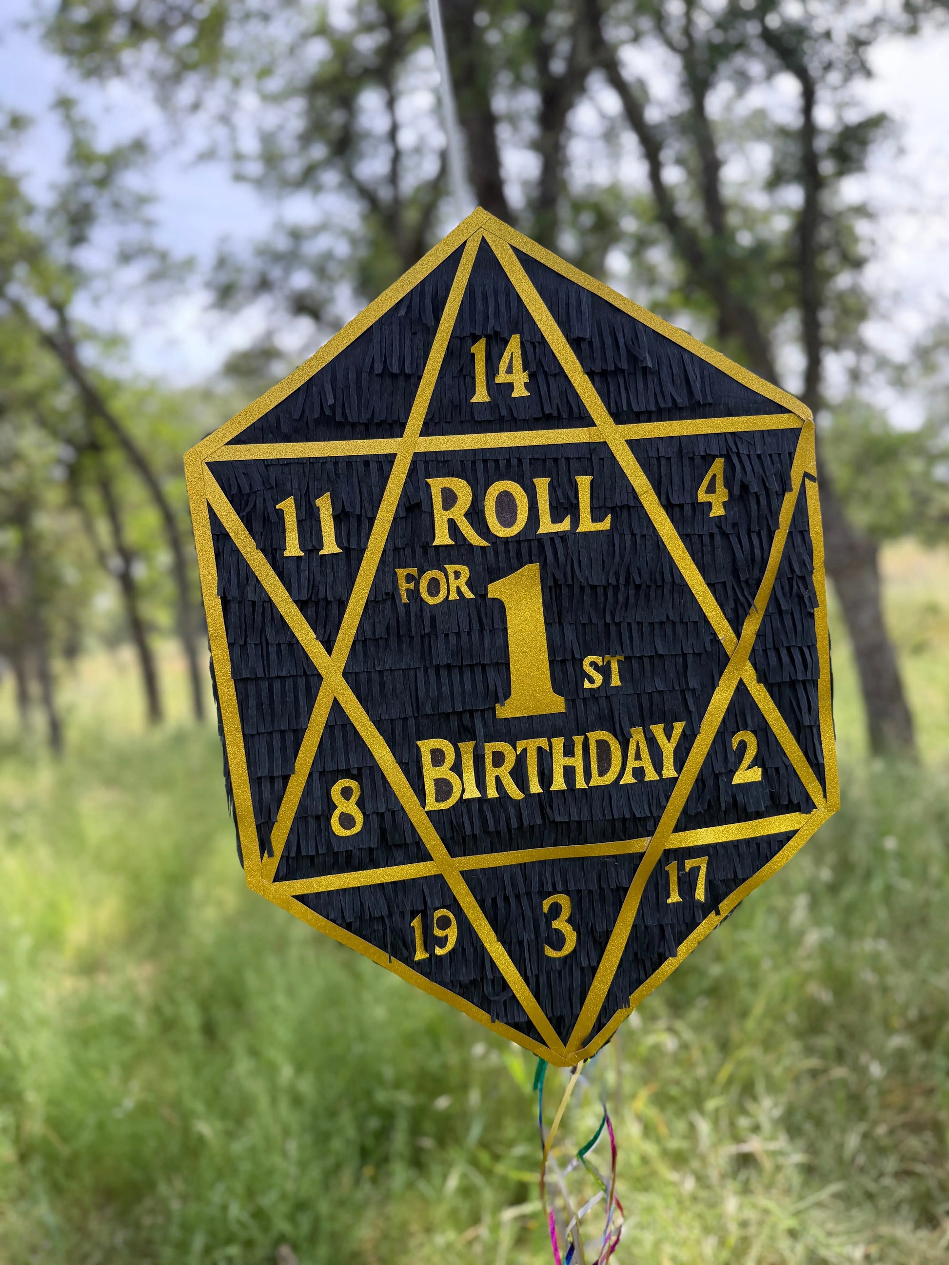 Roll Dice Number Piñata | Custom Birthday Party Decor PinataBloom