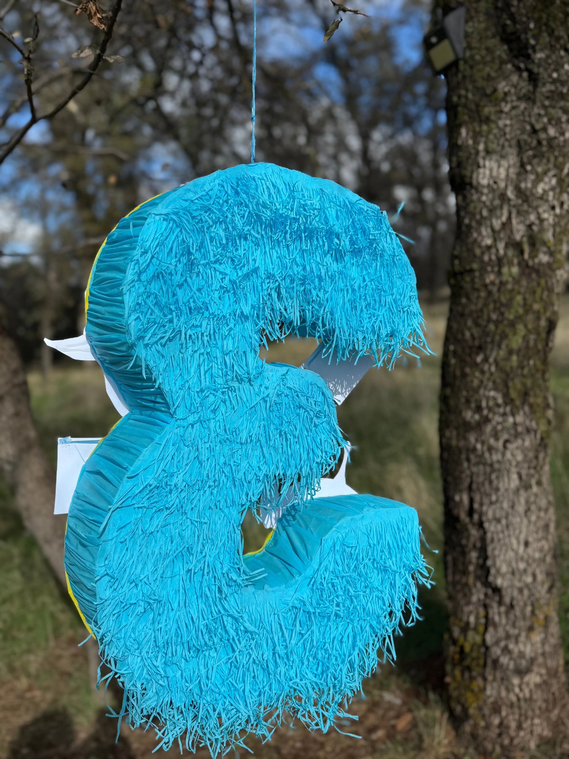 Cowboy Space Adventure Custom Number Piñata | Large Handmade 2D Birthday Party Decoration PinataBloom