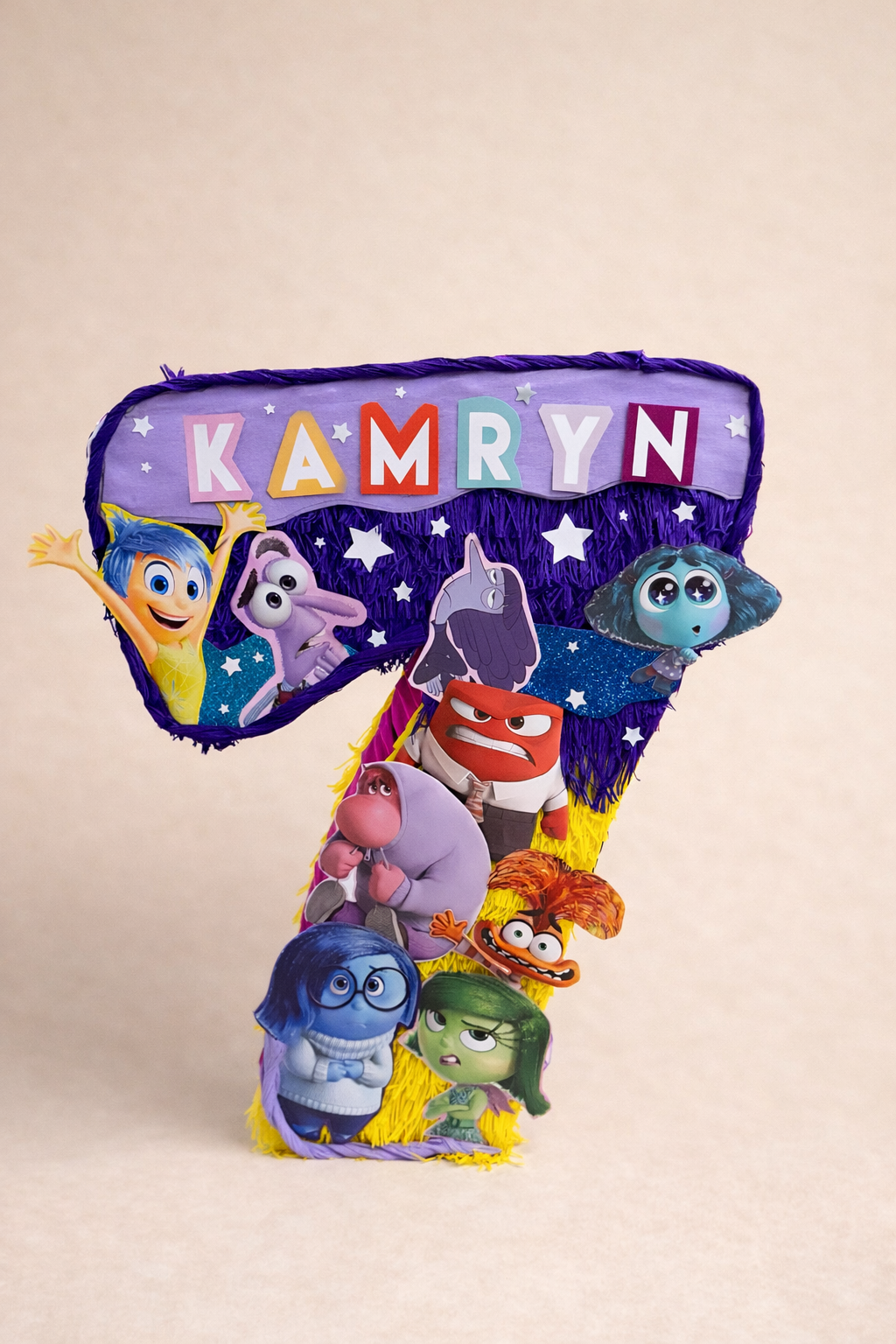 Emotion Characters Piñata – Inspired Birthday Party Decoration