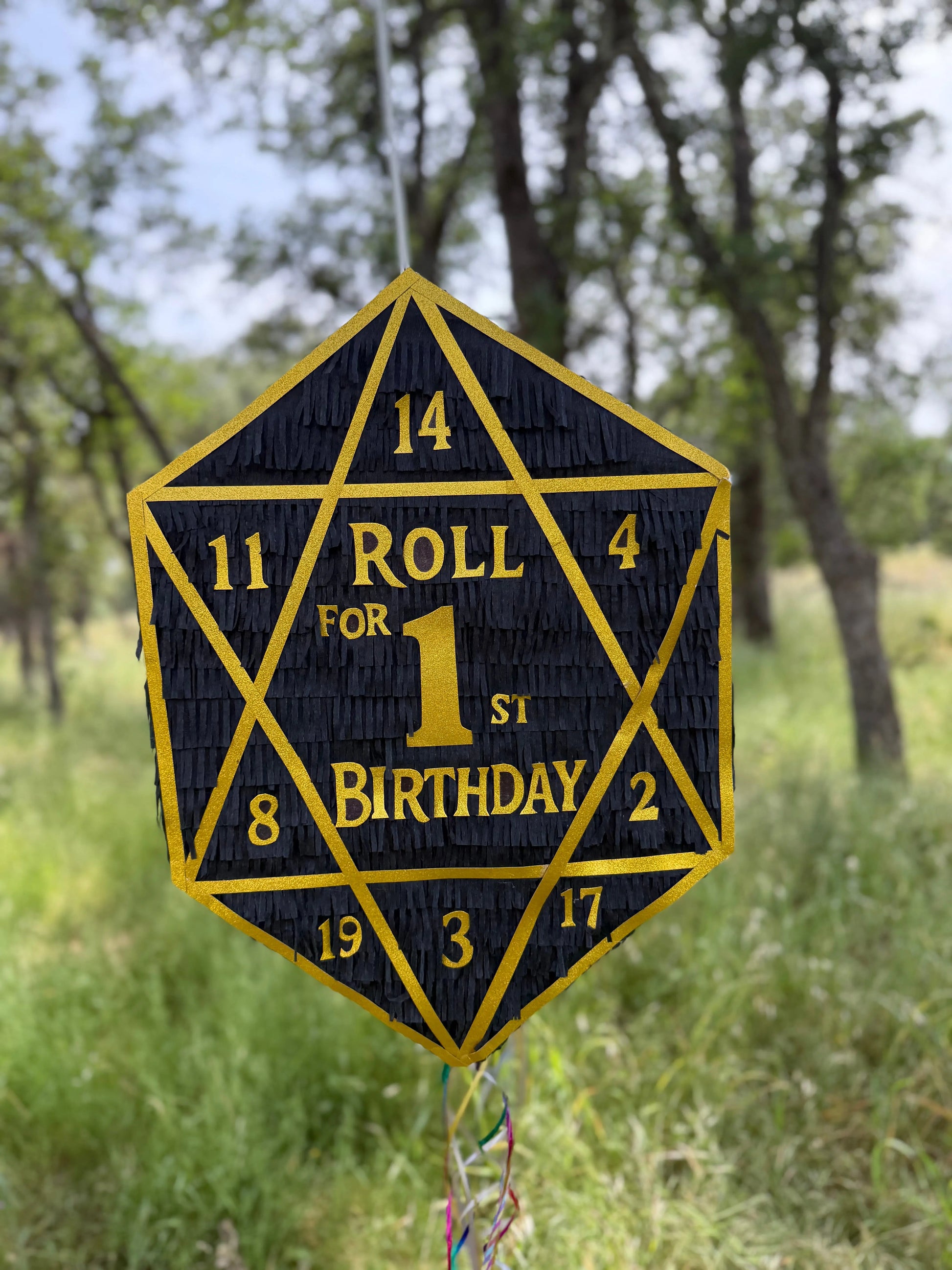Roll Dice Number Piñata | Custom Birthday Party Decor PinataBloom