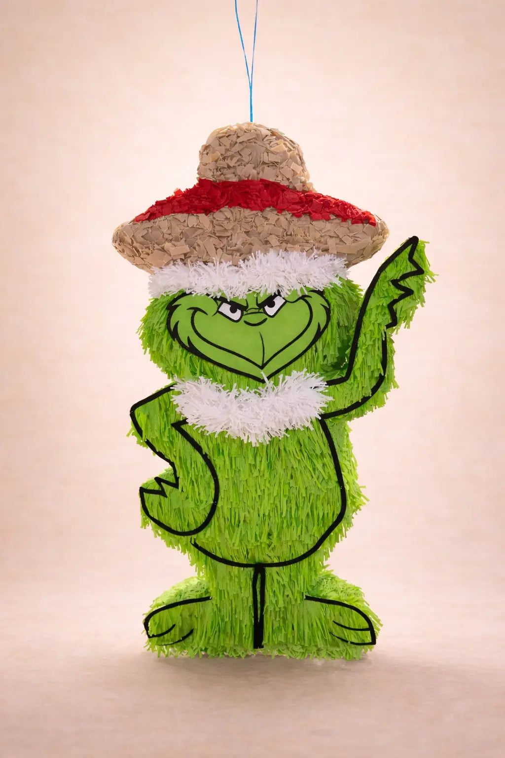 Grinch Christmas Cowboy Character Pinata 24"x17"x4" PinataBloom
