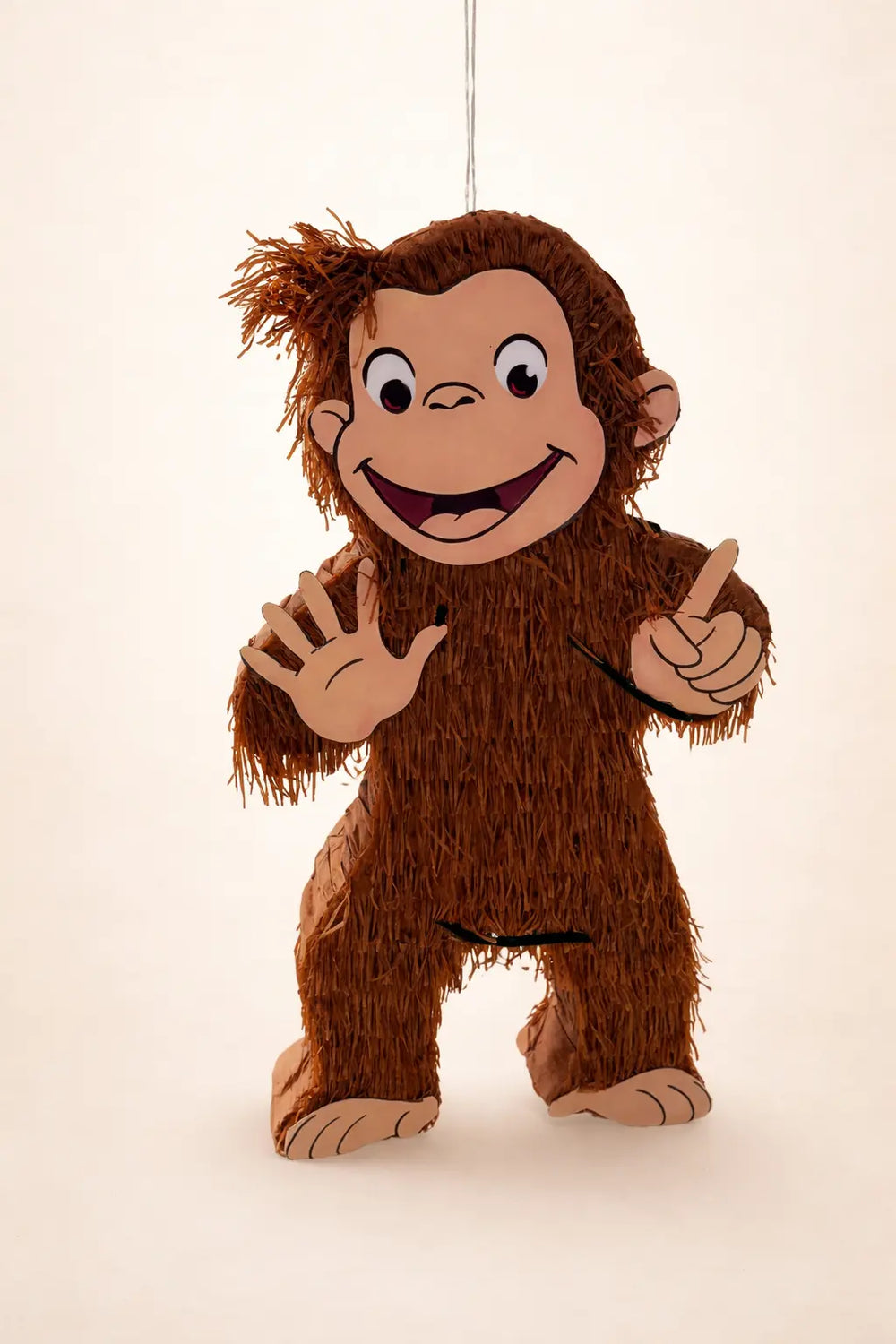 Curious Little Monkey Piñata | Sixth Birthday Party Decor 24"x16"x4"