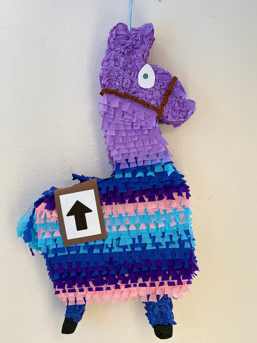 Fortnite Llama Inspired Piñata – Gamer Birthday Party Decoration