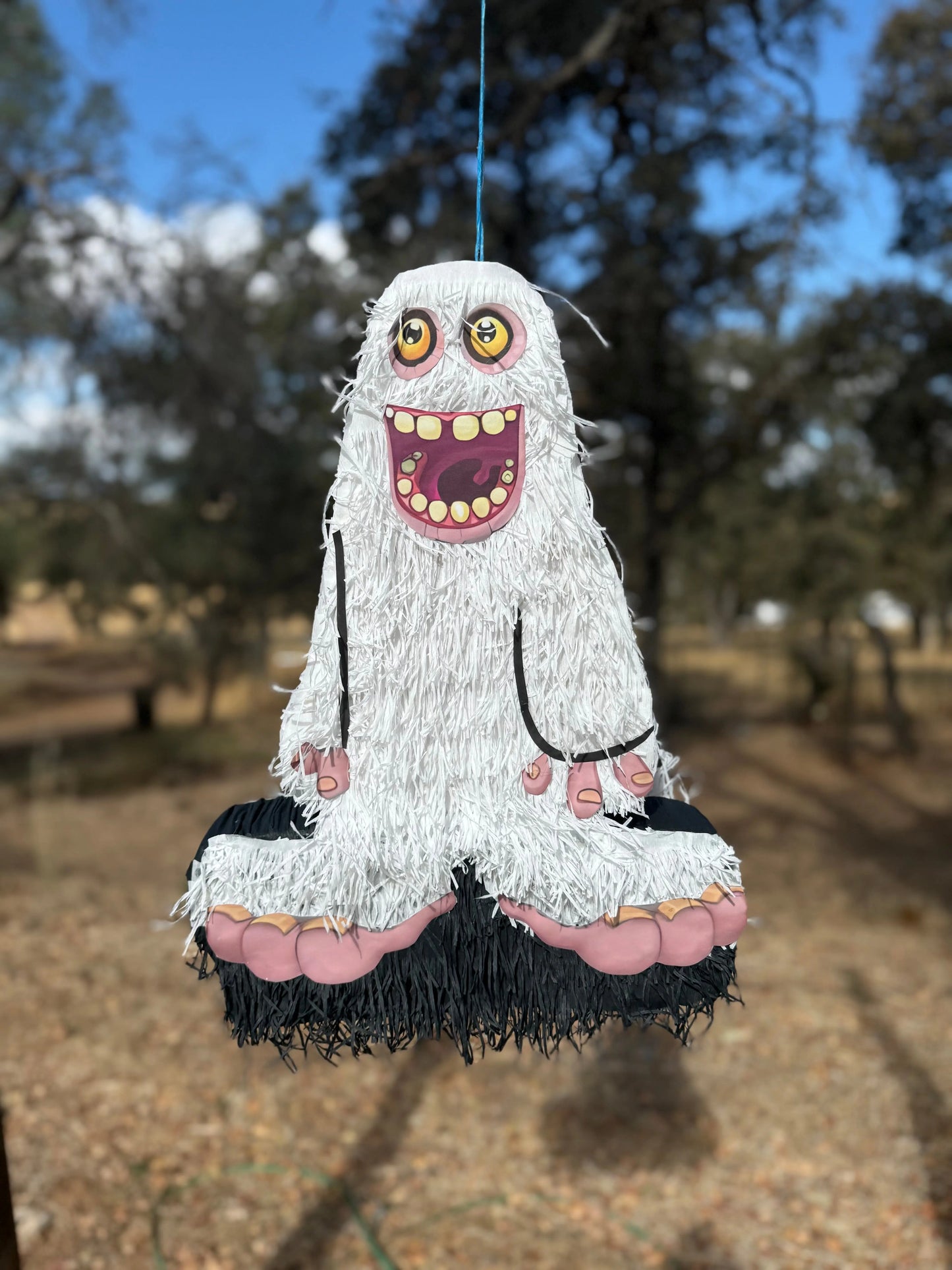 Mammott Inspired Piñata for Birthday Party Decorations | Large Handmade 2D Party Piñata PinataBloom