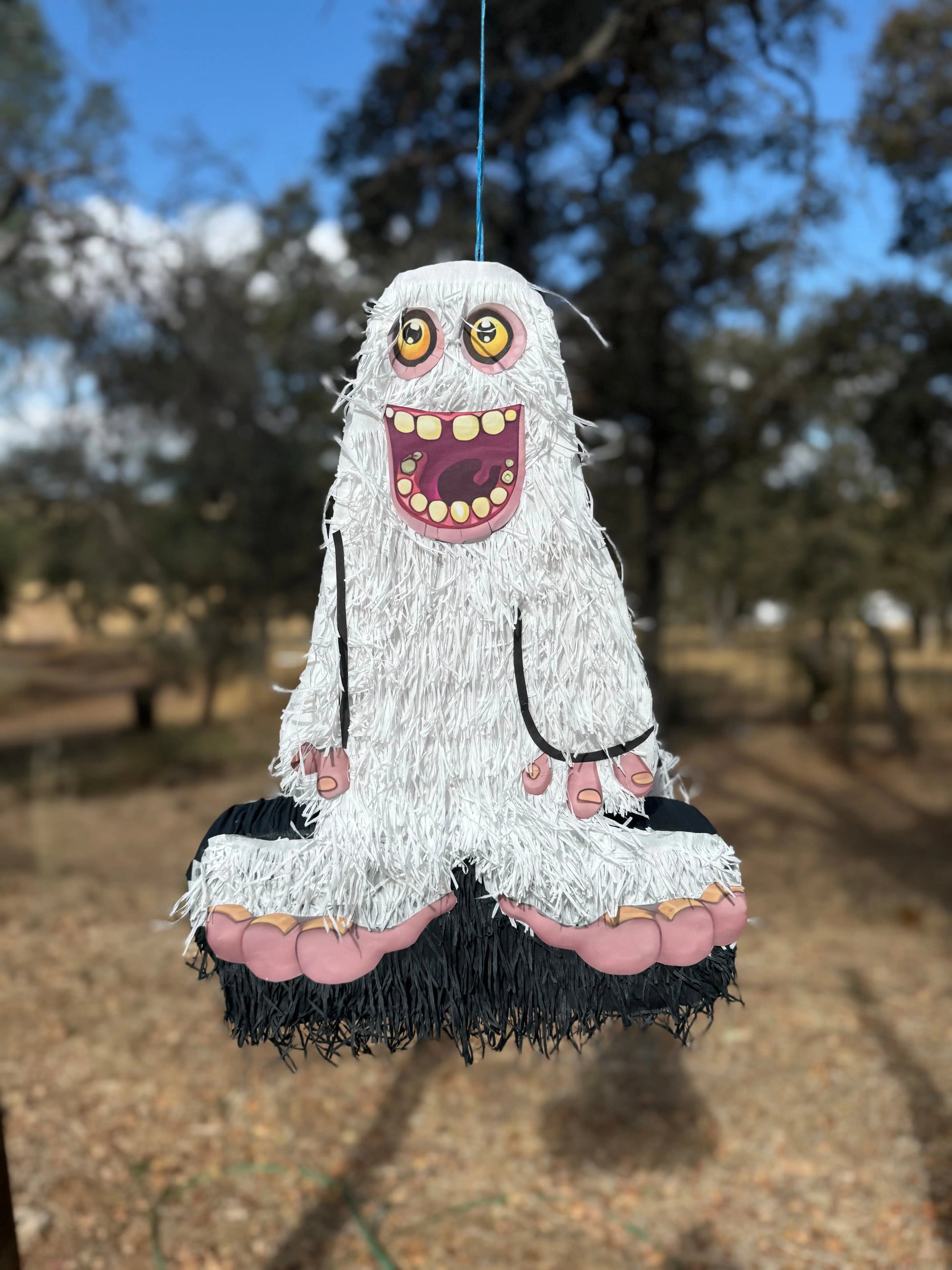 Mammott Inspired Piñata for Birthday Party Decorations | Large Handmade 2D Party Piñata PinataBloom