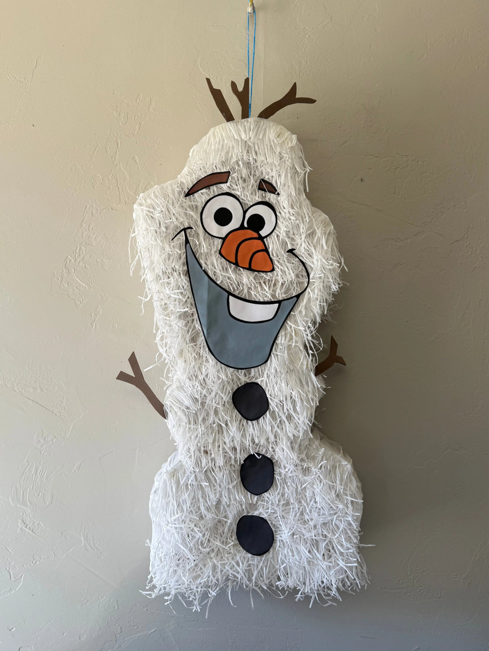 Snowman Character Inspired Piñata | Large Handmade 2D Winter Party Piñata