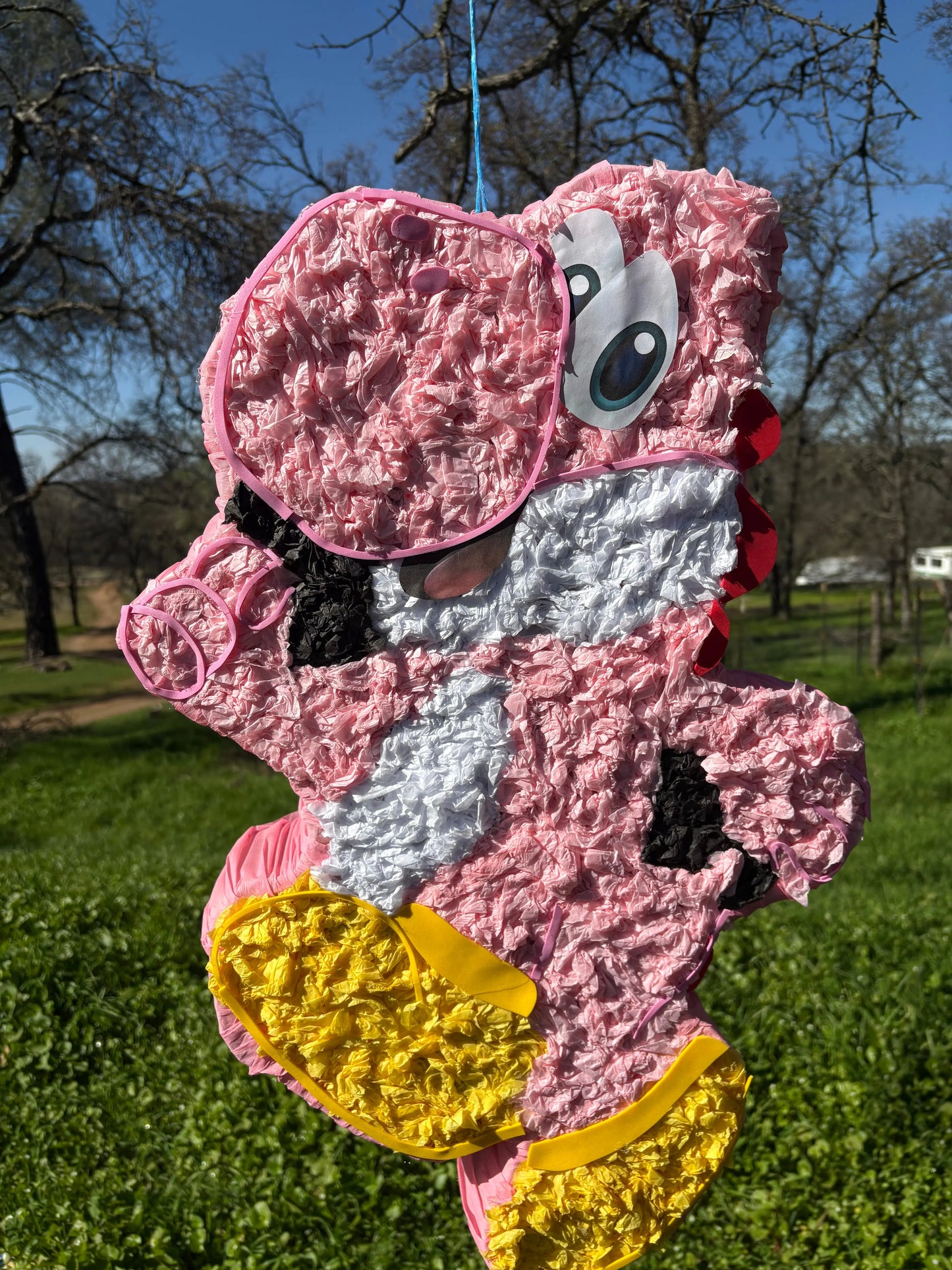 Green Dinosaur Character Piñata 22"x16"x4" | Gaming Birthday Party Decor PinataBloom