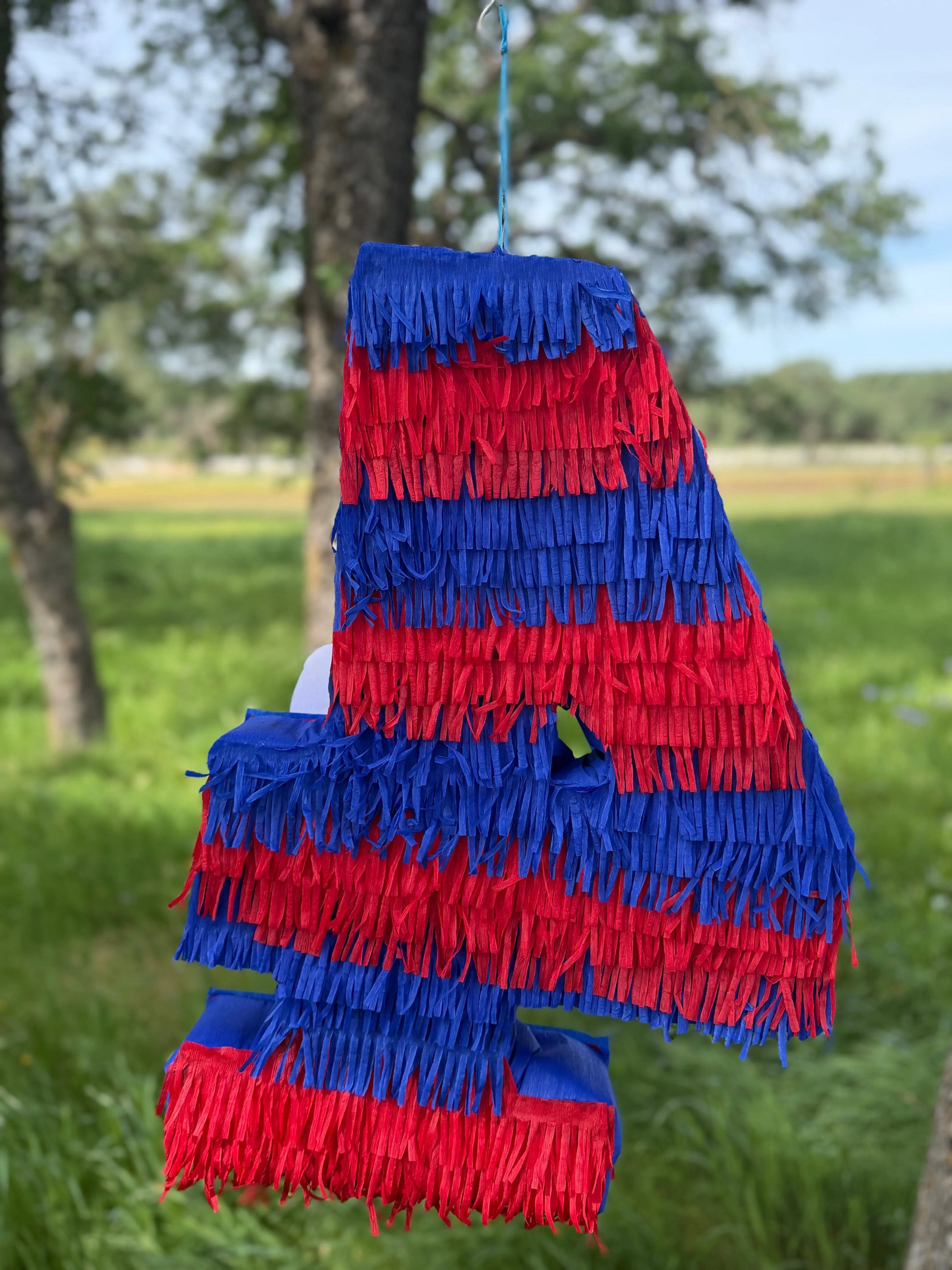 Superhero Web Hero Number Piñata | Large Handmade 2D Birthday Party Piñata PinataBloom