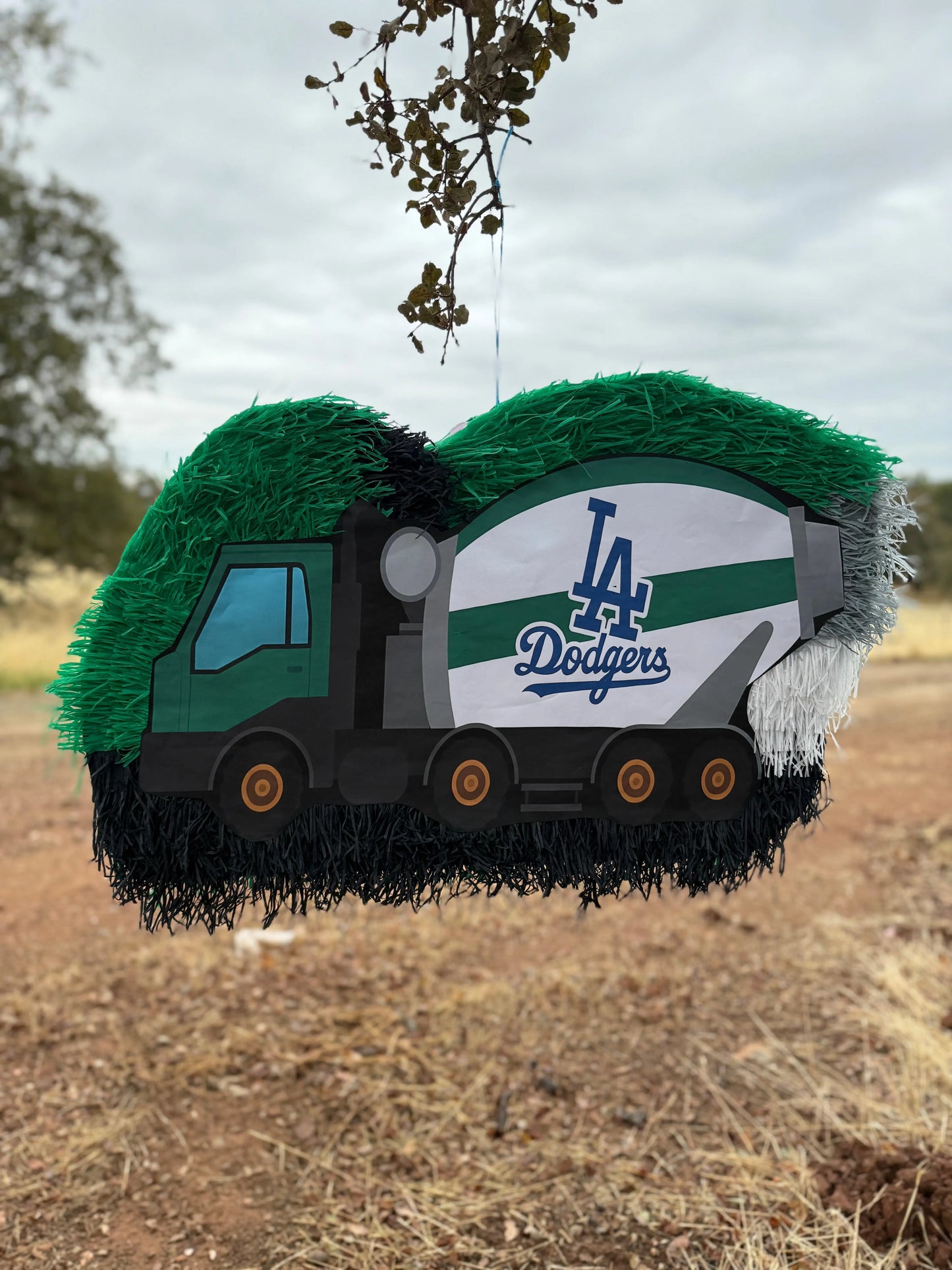 Custom theme Cement Truck Pinata 24"x18"x4" PinataBloom