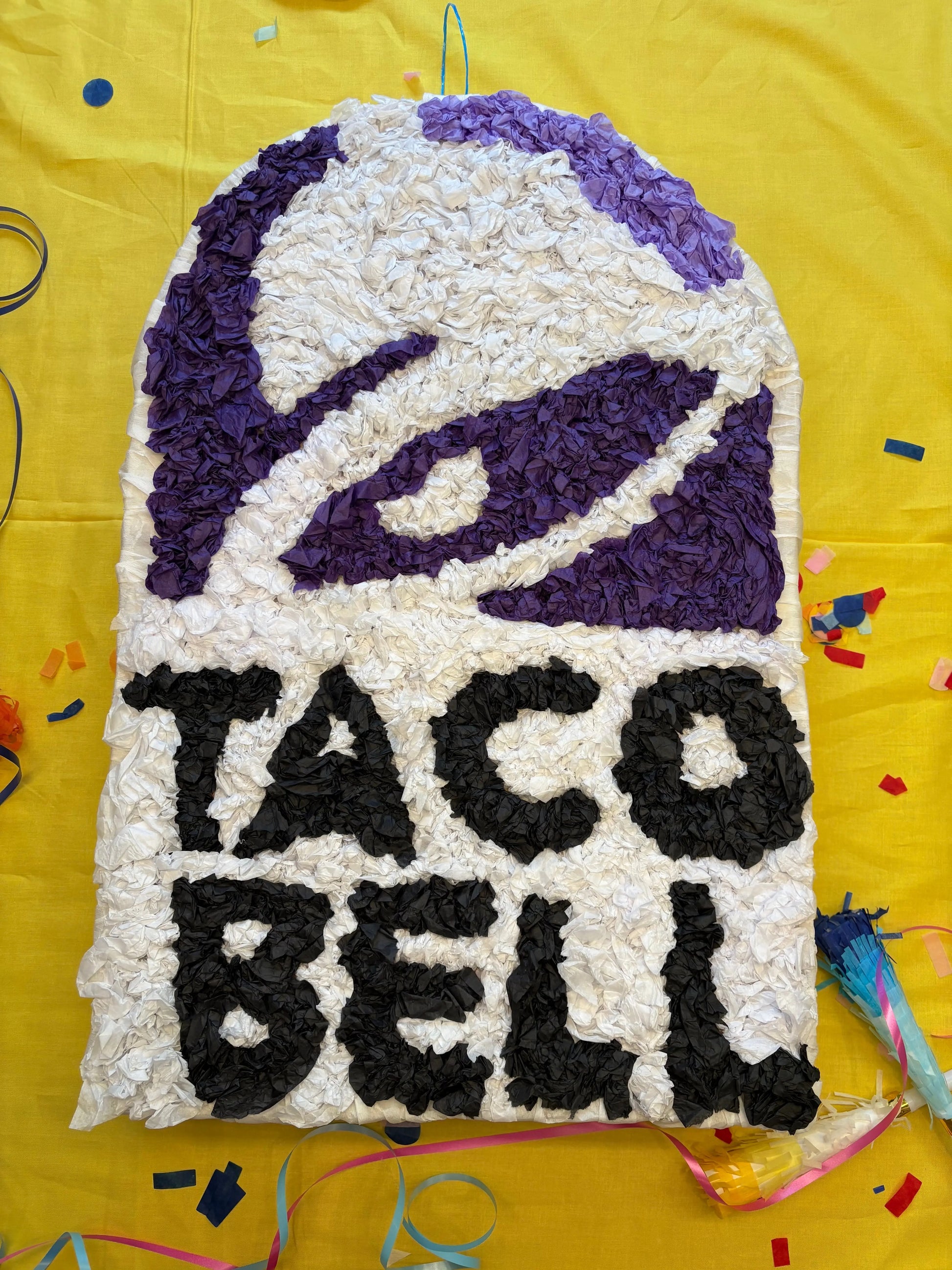 Mexican Fast Food Inspired Taco Pinata 20"x16"x4" | Custom Party Decoration PinataBloom