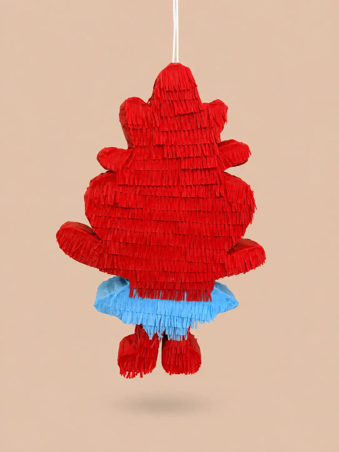 Cartoon Girl Piñata (Super Simple Style Inspired) | Red Character Piñata | Handmade Birthday Party Decor | Pull String or Hit Piñata PinataBloom