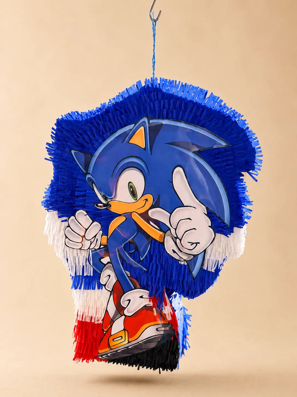 Blue Speed Hedgehog Party Piñata 23"x17"x4" | Kids Birthday Party Decor