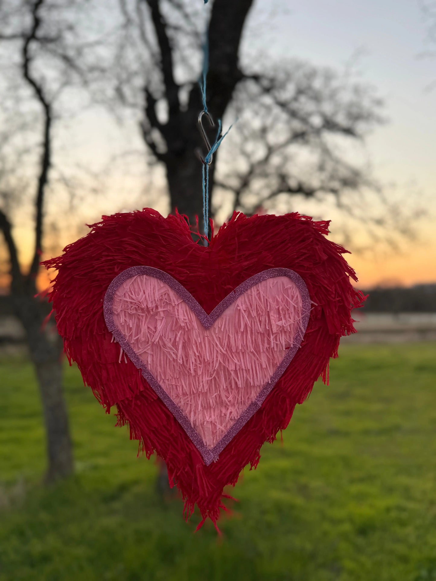Valentine Heart Piñata | Large Handmade 2D Romantic Party Decoration PinataBloom