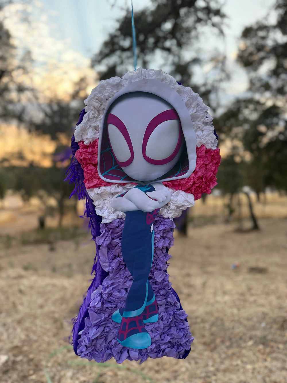 Spider Hero Inspired Piñata | Large Handmade Birthday Decor 24"x16"x4"