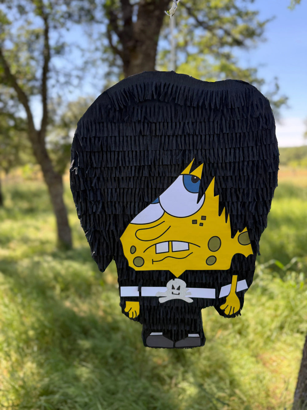 Emo Yellow Sea Character Piñata, 24 x 18 x 4 Inches, Funny Cartoon Inspired Birthday Party Decoration
