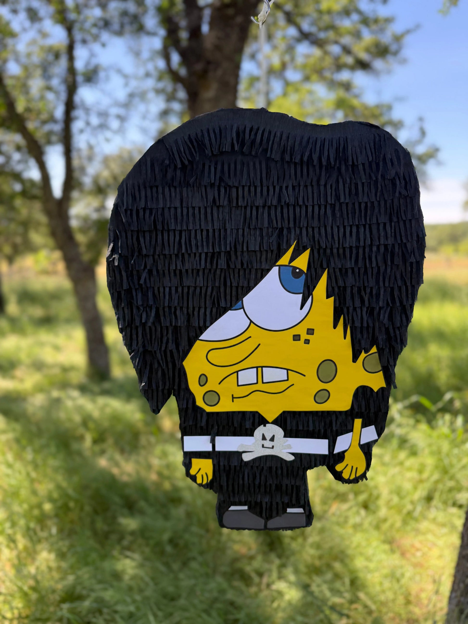 Emo Yellow Sea Character Piñata, 24 x 18 x 4 Inches, Funny Cartoon Inspired Birthday Party Decoration PinataBloom