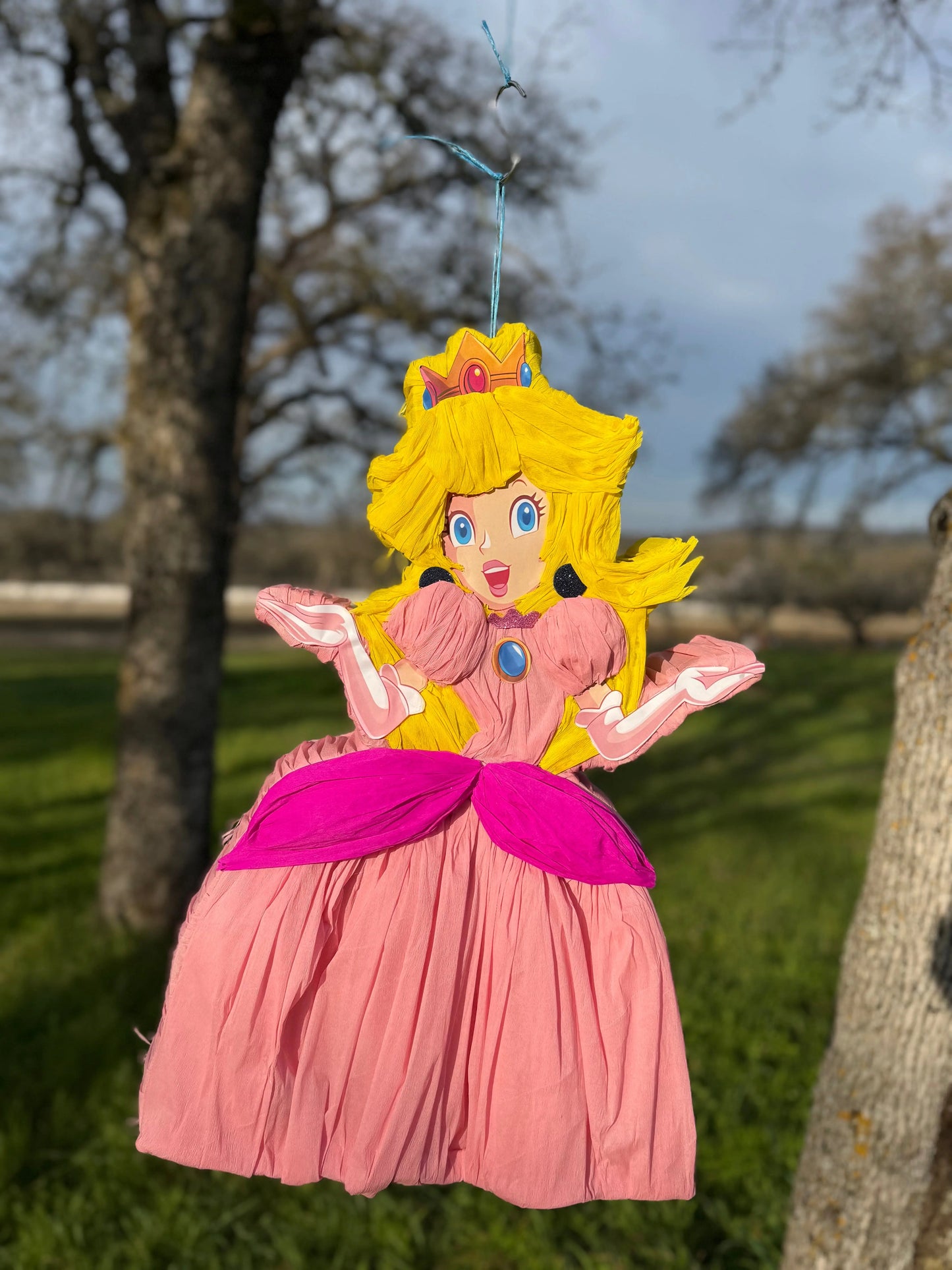 Pink Princess Video Game Piñata | Handmade Large Party Decor PinataBloom