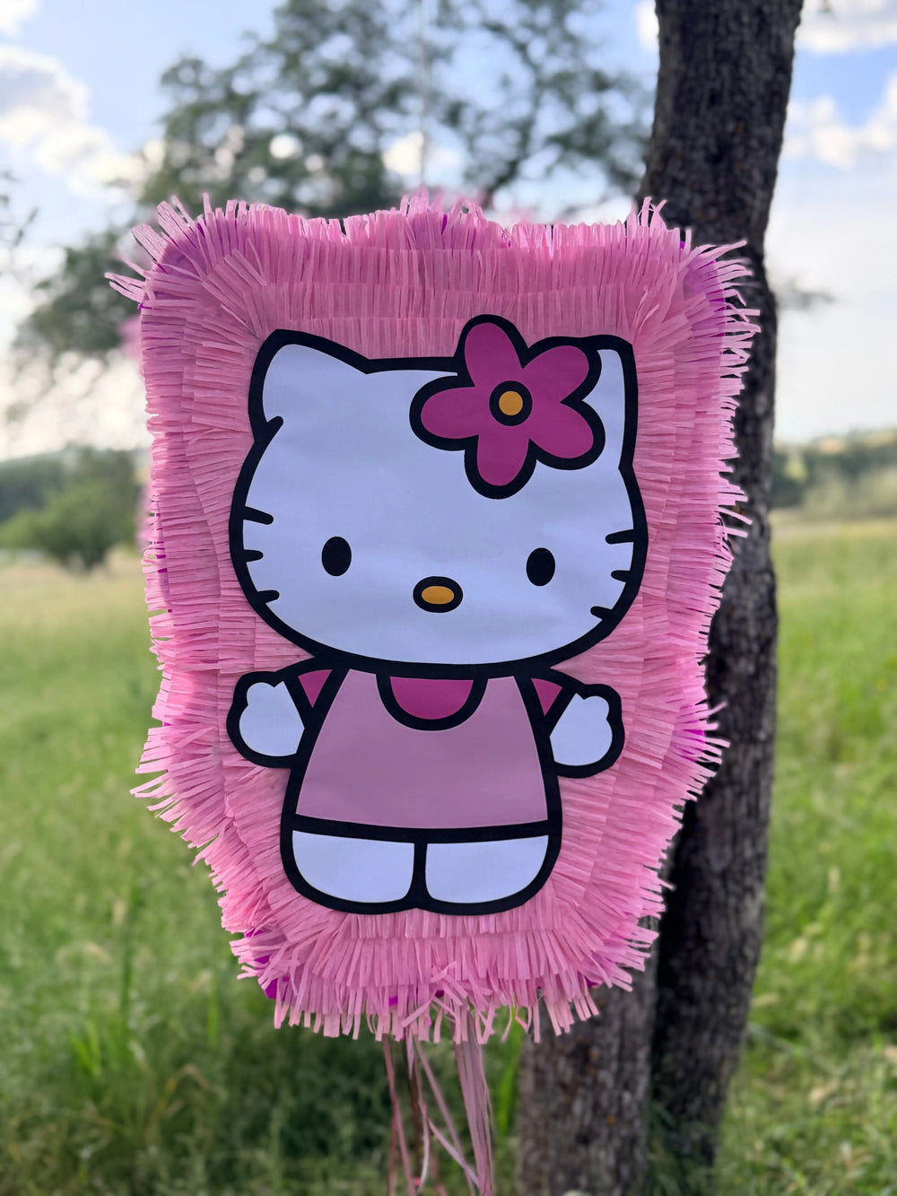 Cute Kitty Character Piñata 23"x18"x4" | Pink Birthday Party Decor