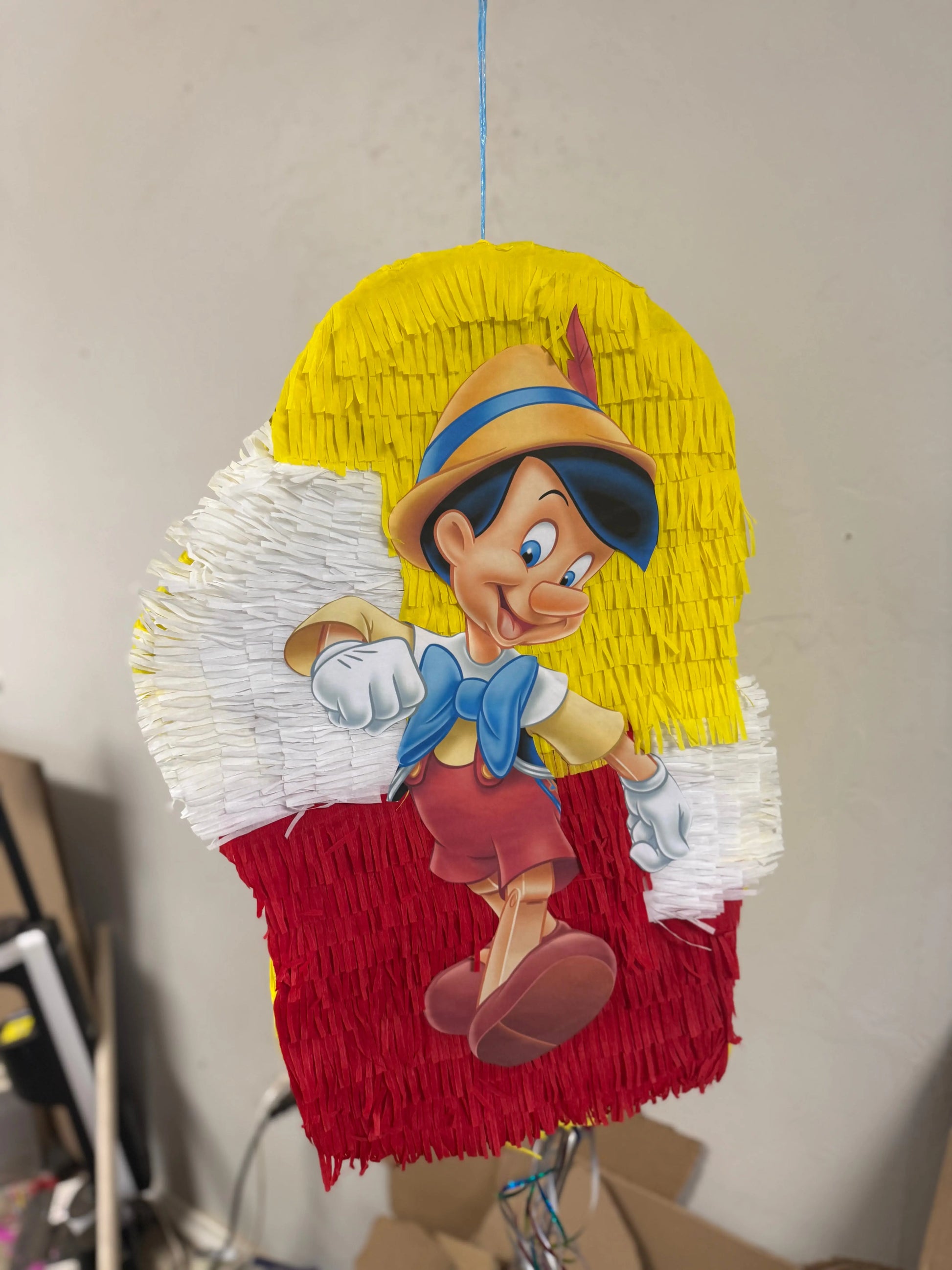 Wooden Puppet Boy Inspired Piñata PinataBloom