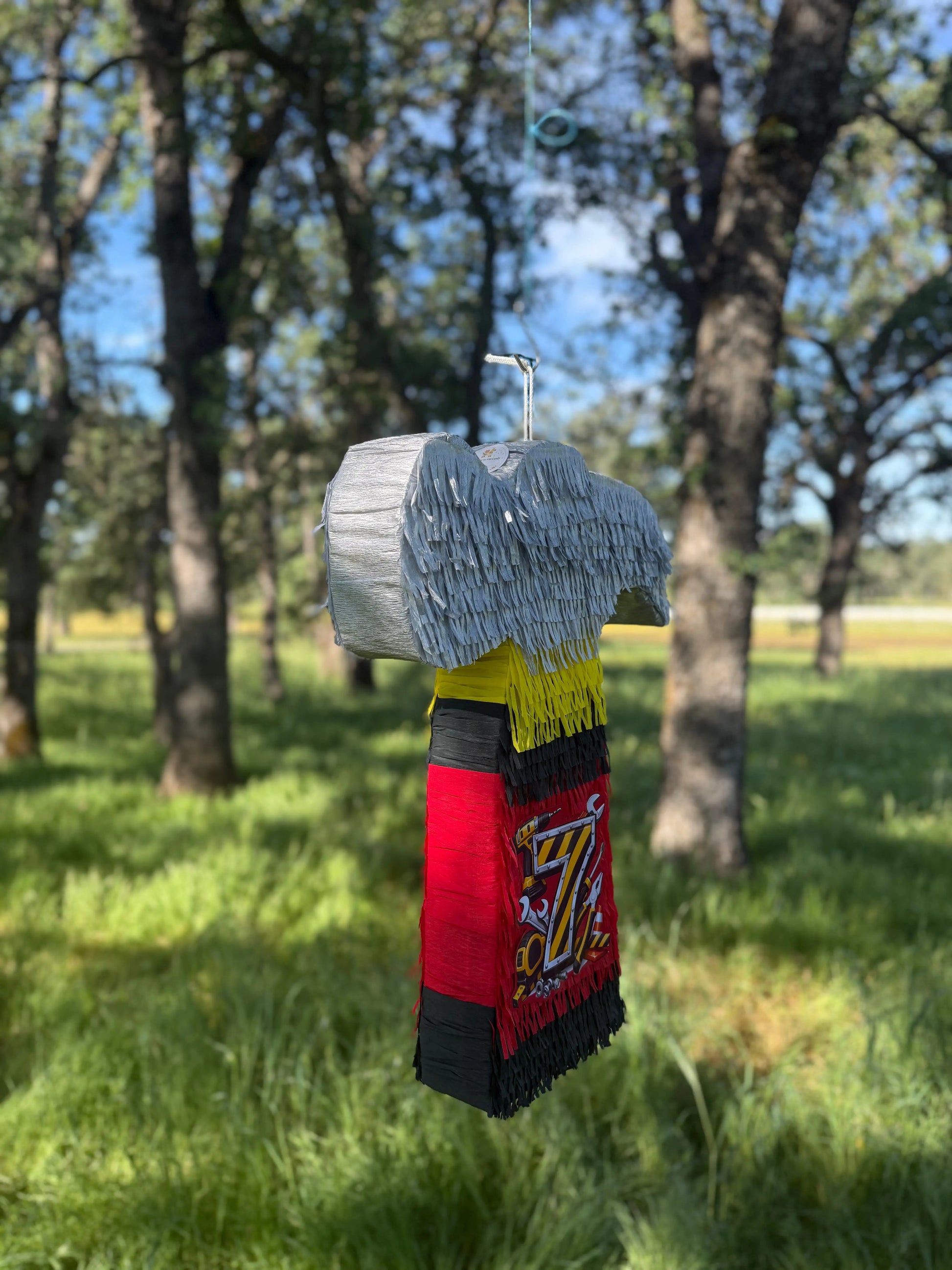 Hammer Pinata 24"x18"x4" | Construction Birthday Party Decor PinataBloom