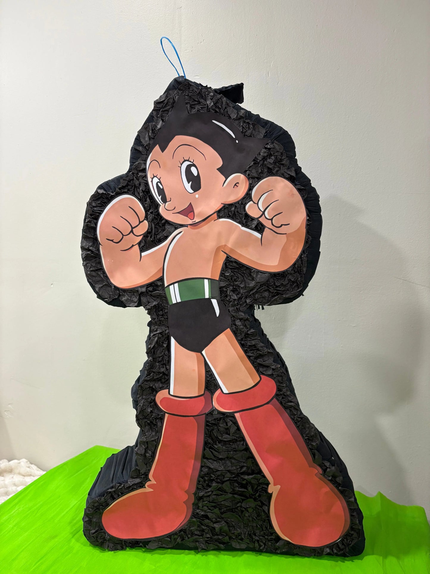 Astro Boy Inspired Piñata for Birthday Party Decorations | Large Handmade 2D Party Piñata PinataBloom