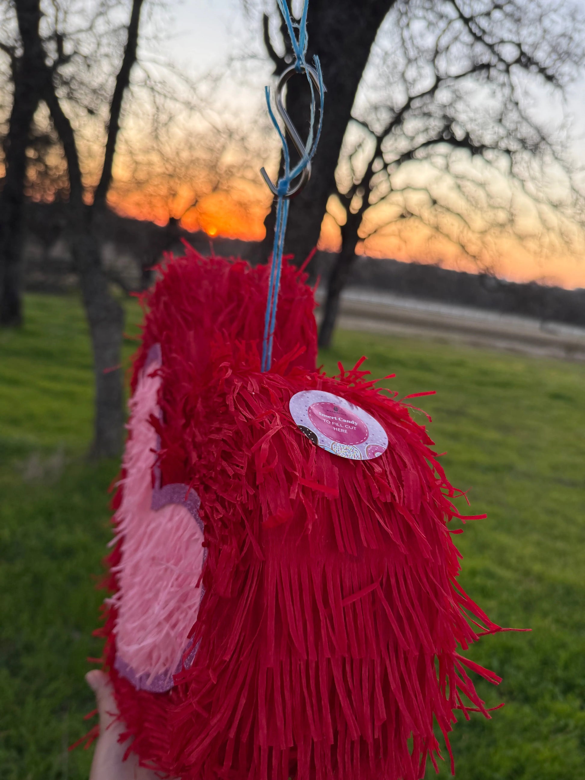 Valentine Heart Piñata | Large Handmade 2D Romantic Party Decoration PinataBloom