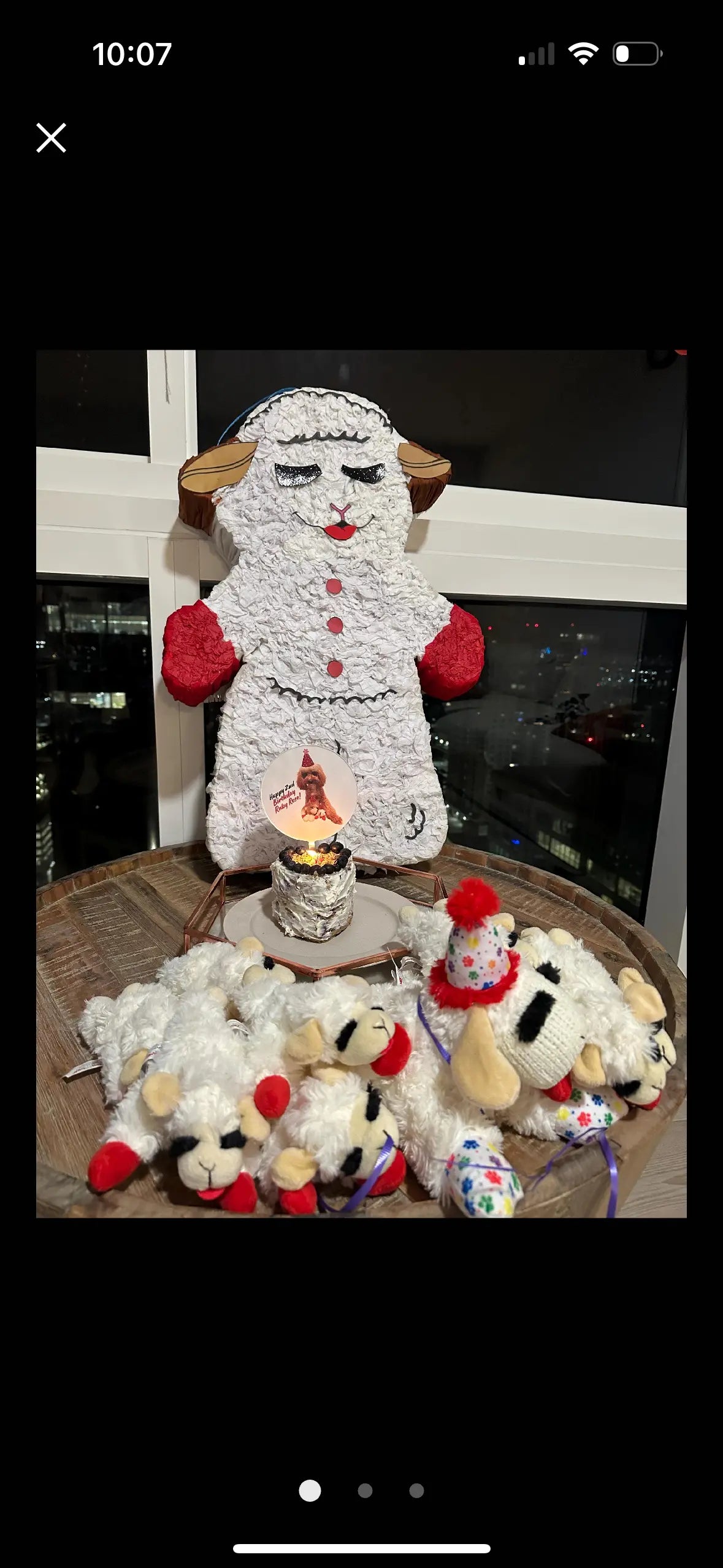 24" Tall Chomp Lamb Piñata | Animal Birthday Party Decor PinataBloom