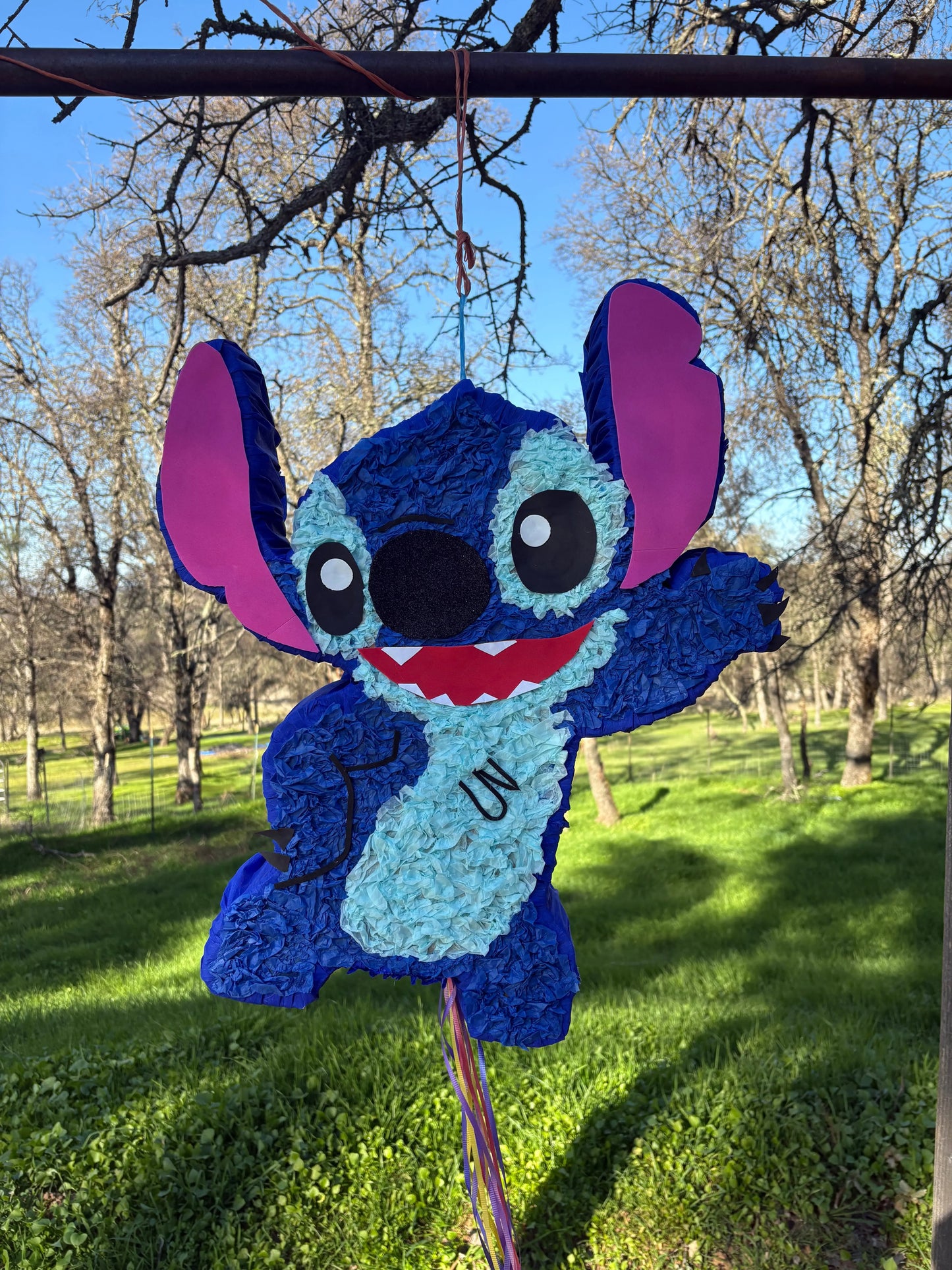 Blue Alien Character Pinata | Handmade Birthday Party Decor PinataBloom
