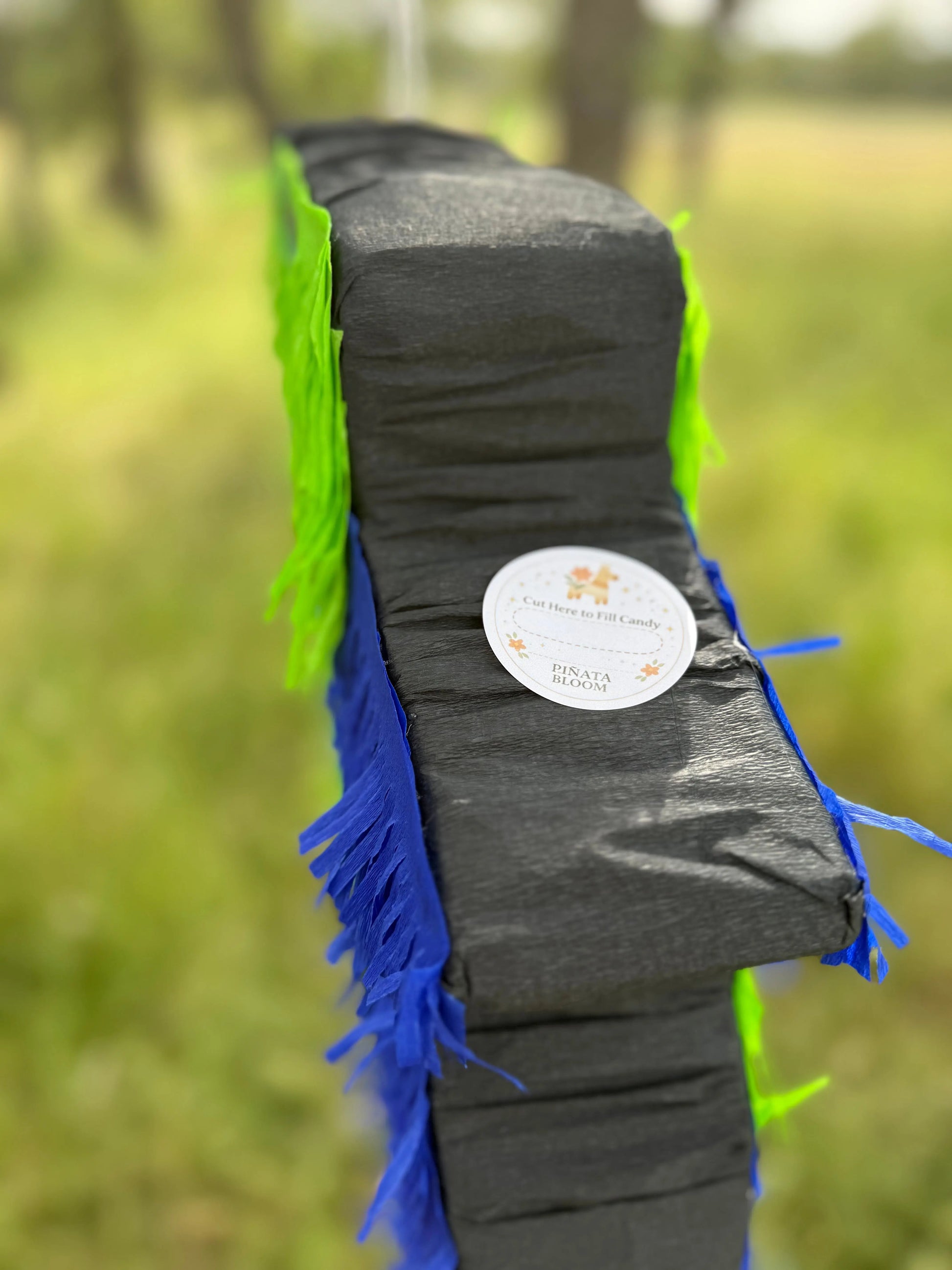 Handmade Dirt Bike Piñata | Motorcycle Birthday Party Decor 24"x18"x4" & 30"x20"x4" PinataBloom