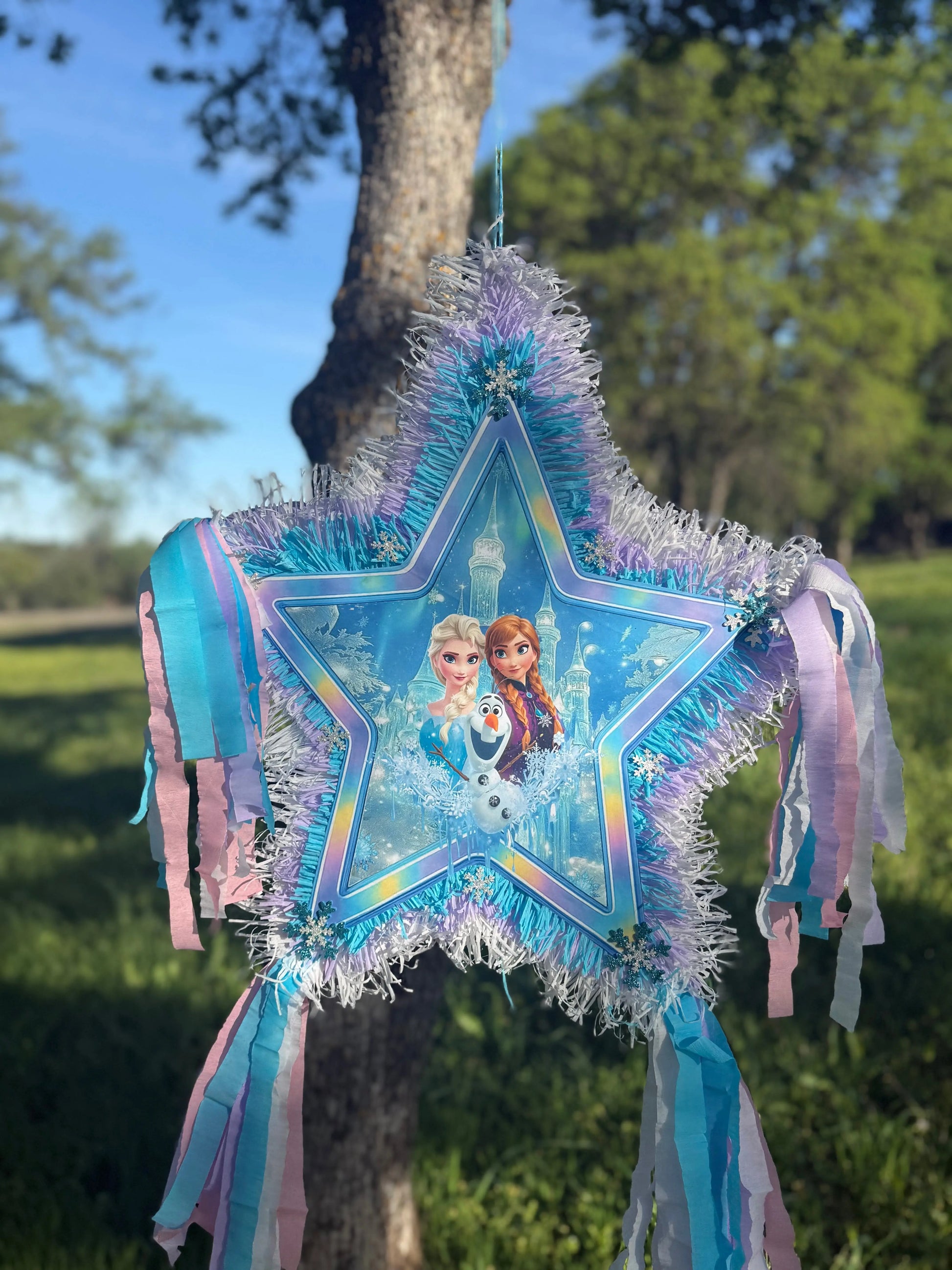 Frozen Pinata Birthday Celebration Pinata 20" x 18" x 4" PinataBloom