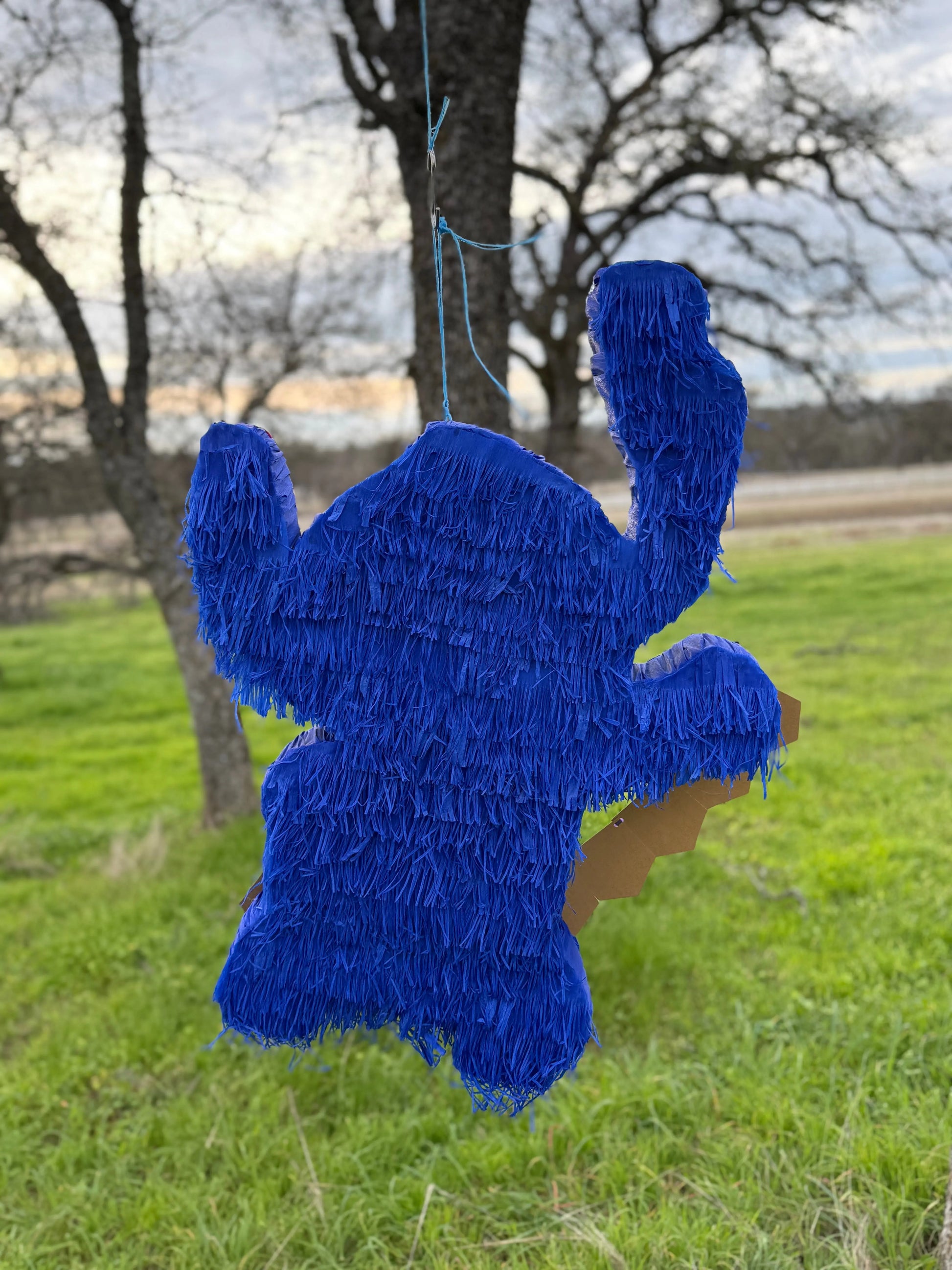 Blue Alien Character Pinata | Handmade Birthday Party Decor PinataBloom