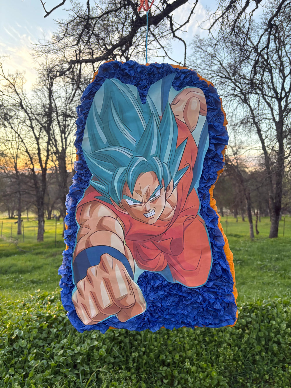 Anime Inspired Hero Piñata | Themed Birthday Party Decor 24"x18"x4" & 30"x20"x4"