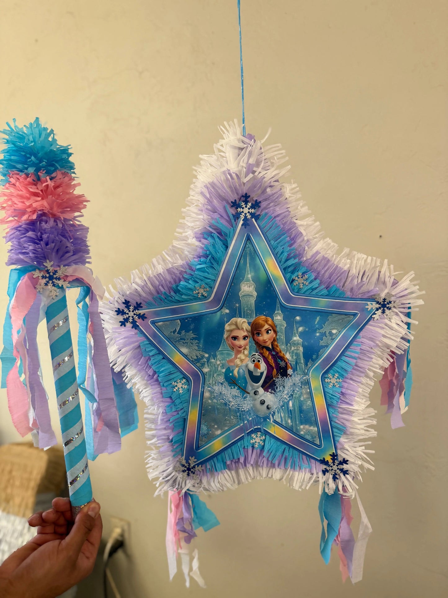 Frozen Pinata Birthday Celebration Pinata 20" x 18" x 4" PinataBloom