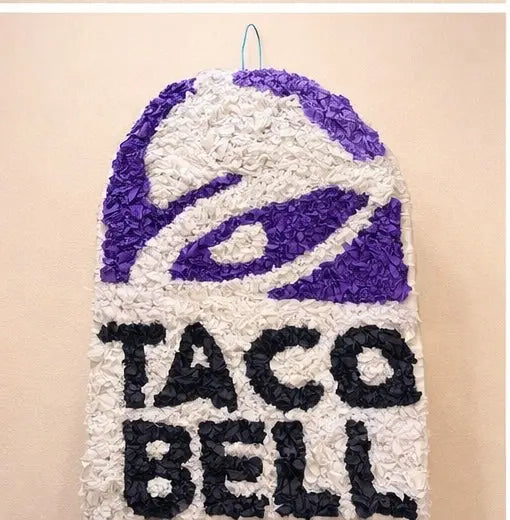 Mexican Fast Food Inspired Taco Pinata 20"x16"x4" | Custom Party Decoration