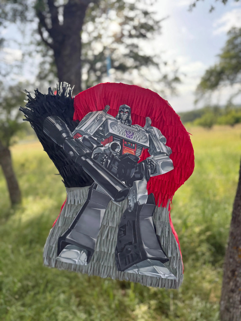 Robot Villain Warrior Piñata 24"x17"x4" | Action Birthday Party Decor