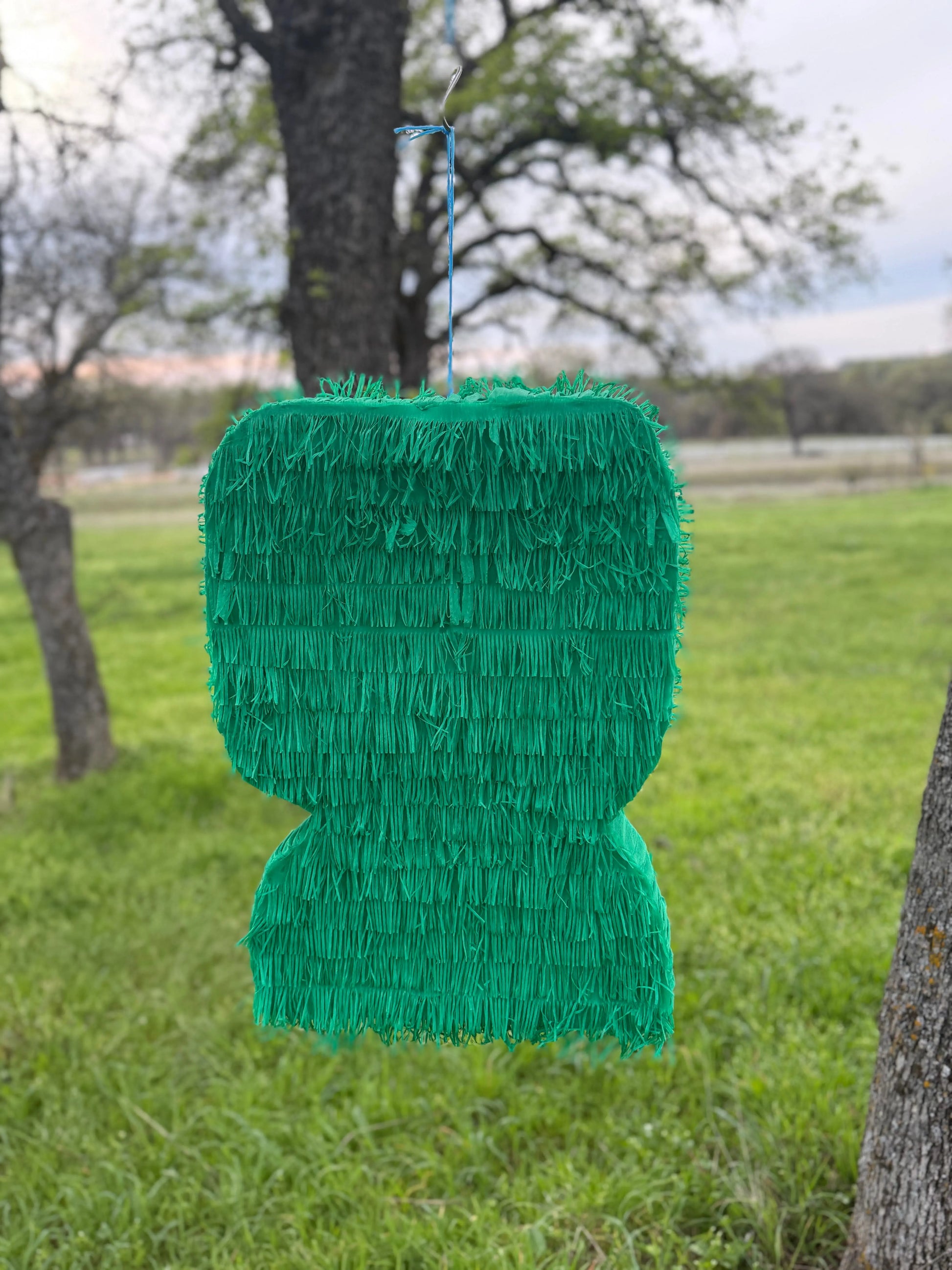 Minecraft Creeper Inspired Piñata for Birthday Party Decorations | Large Handmade 2D Party Piñata PinataBloom