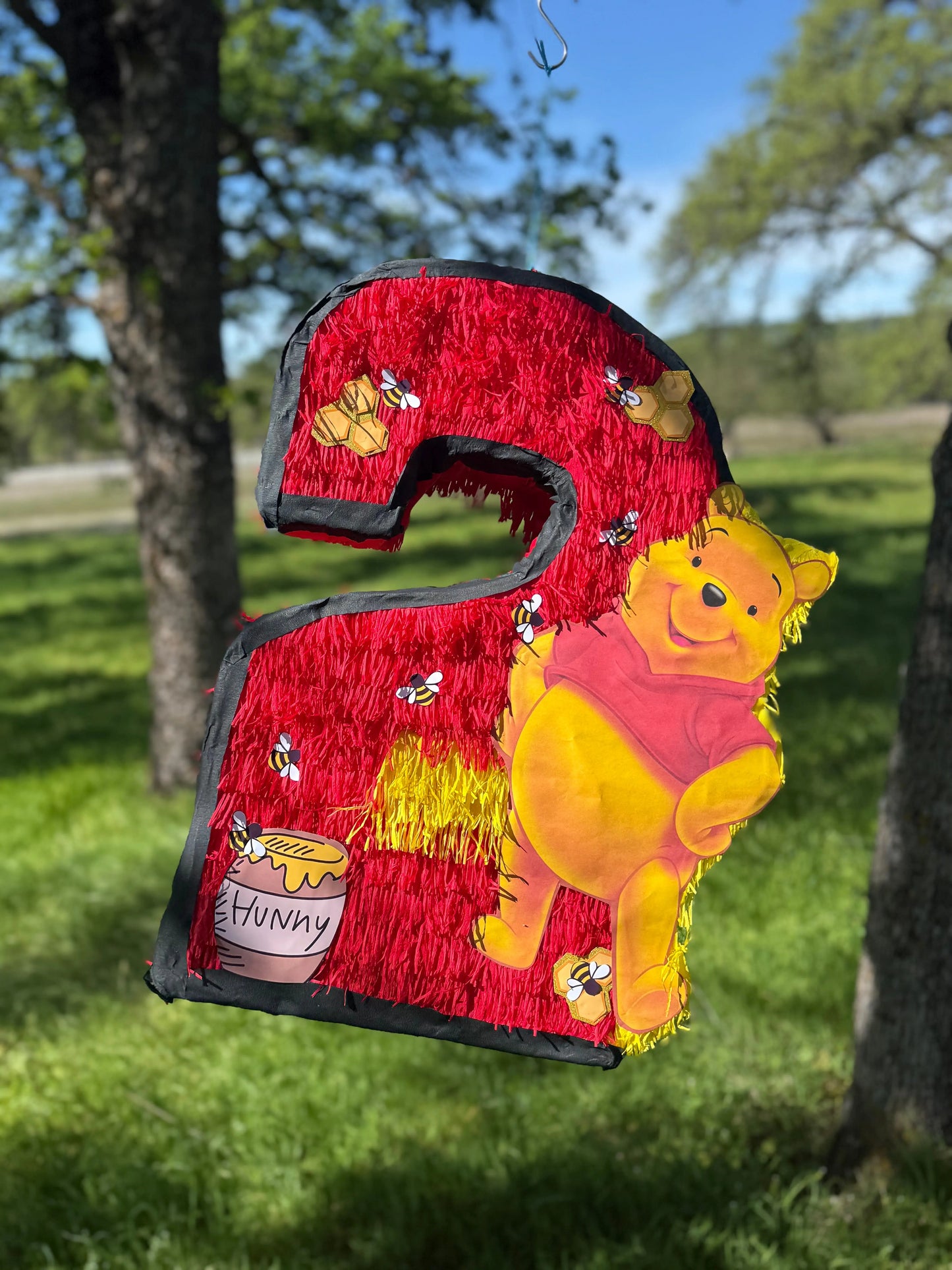 Honey Bear Inspired Piñata | Large Handmade 2D Storybook Party Decoration PinataBloom