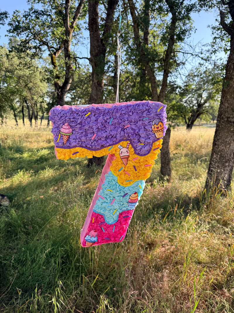 Ice Cream Number Piñata